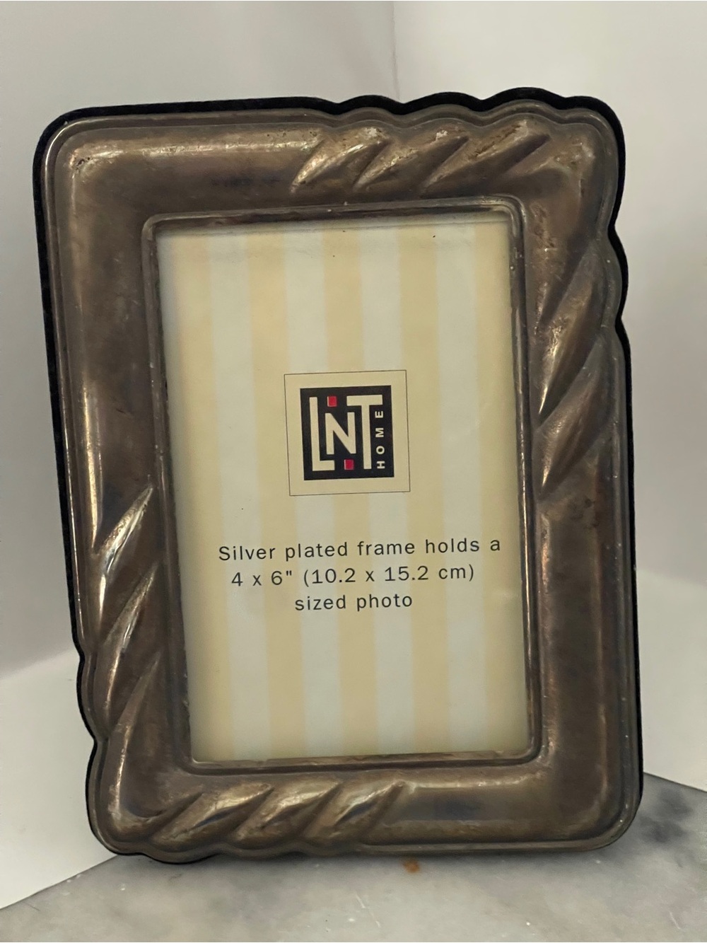 Silver-Plated 4x6 Photo Frame Godinger Style
